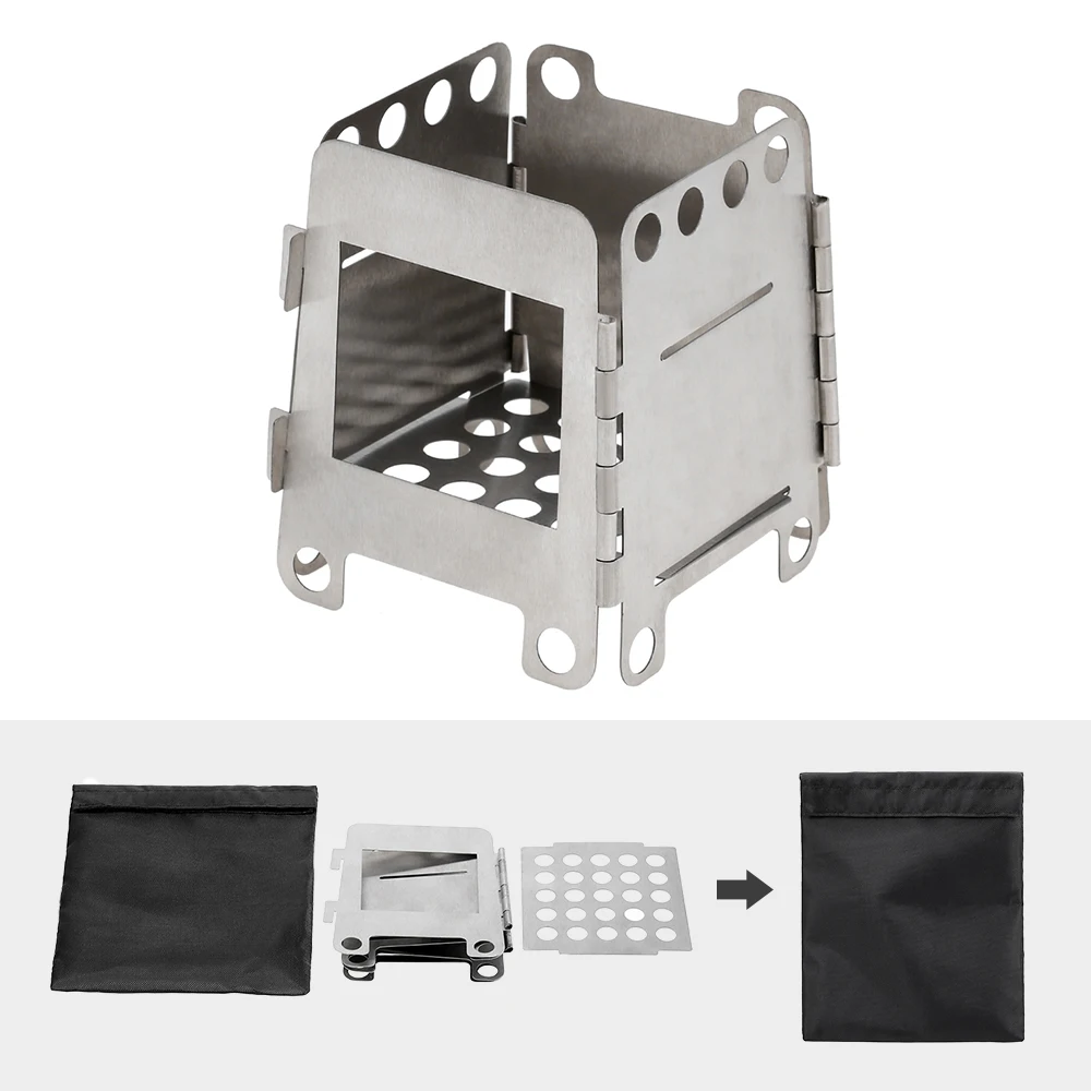 Lixada портативная титановая легкая складная деревянная плита карманная для