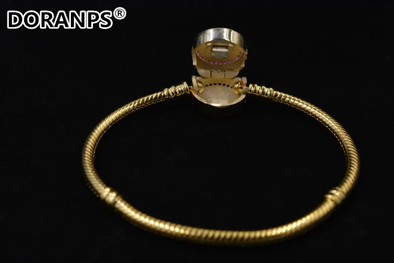 

DORANPS 18K gold plated Religion jewelry beads bracelets for female charm bracelet bangle