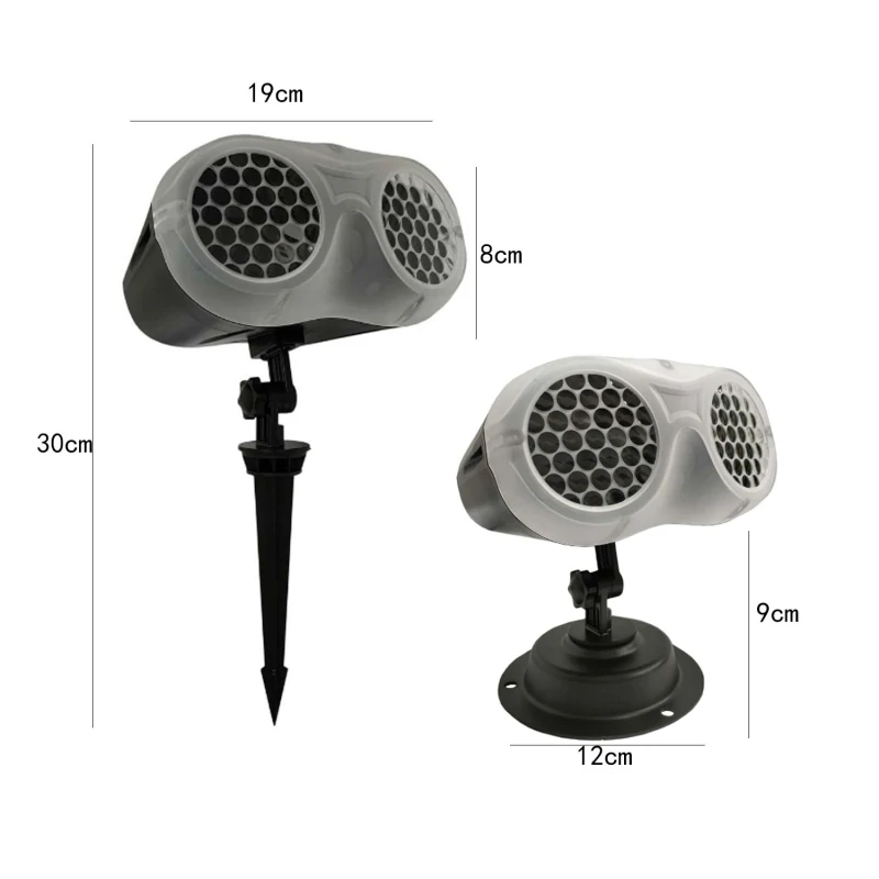 

Rotating Snow Flake Outdoor Projector Wall Outside Christmas Decorations Snow Lights New Years 2021 Snowflake Decor Light Room
