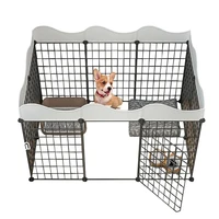 foldable pet playpen dog fence puppy kennel house exercise training puppy kitten dogs small pet fence rabbits guinea pig cage