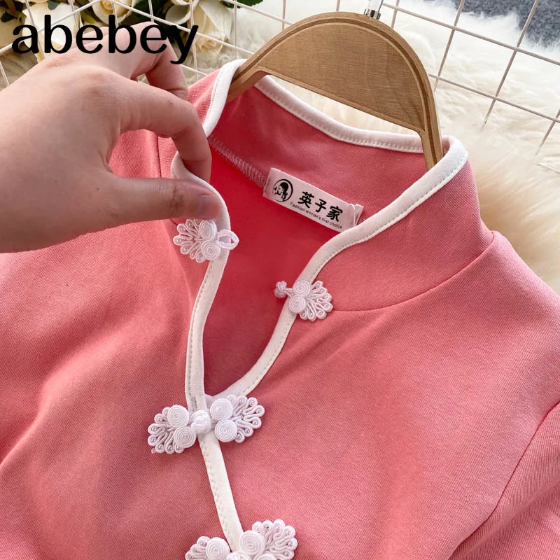 

Women Elegant French Dress Retro Stand Collar Short Sleeve Solid Slim Dress Summer Fashion Streetwear Short Dress