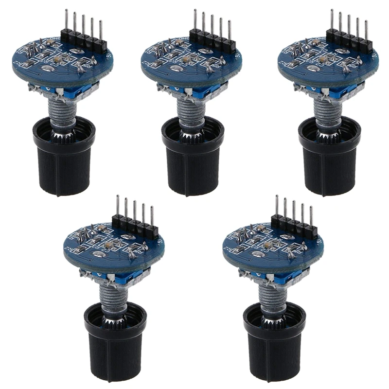 5 шт. поворотный модуль датчика вращающийся Потенциометр ручка крышка цифрового