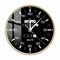 motorsports skyline 320kmh tribute speedometer modern design wall clock driving racing artwork car dashboard gauges wall watch