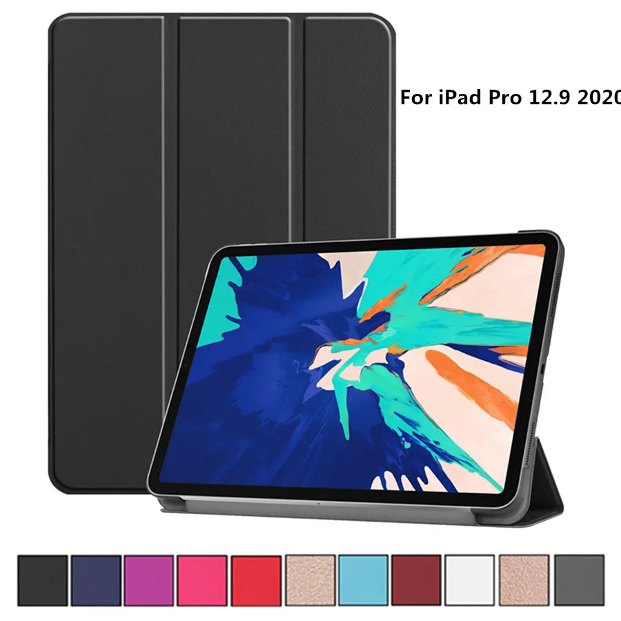 Чехол для iPad Pro 12 9 4-го поколения 2020 выпуска умный чехол 2020/2018 магнитный складной