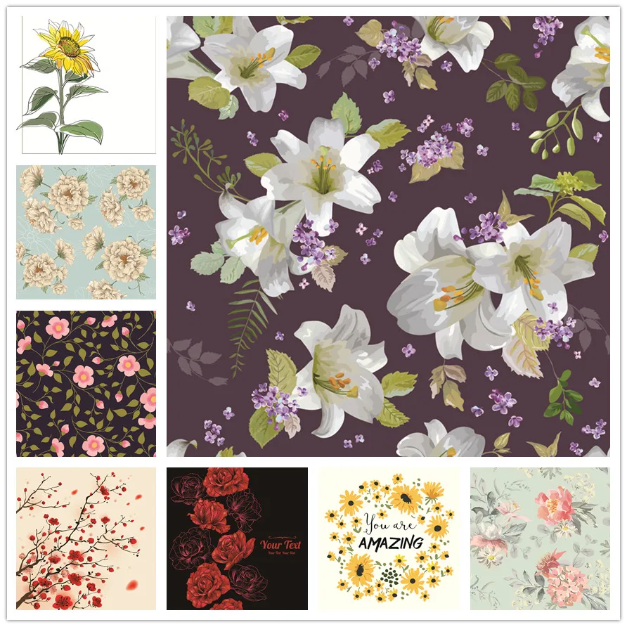 

Diy Diamond Painting Flower Cross Stitch Diamond Embroidery Full Round Cross Stitch Rhinestone Diamond Art