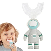 1pc children%e2%80%99s u shape toothbrush silicone astronaut bpa free teeth oral care cleaning brush soft baby oralhealth care teethe