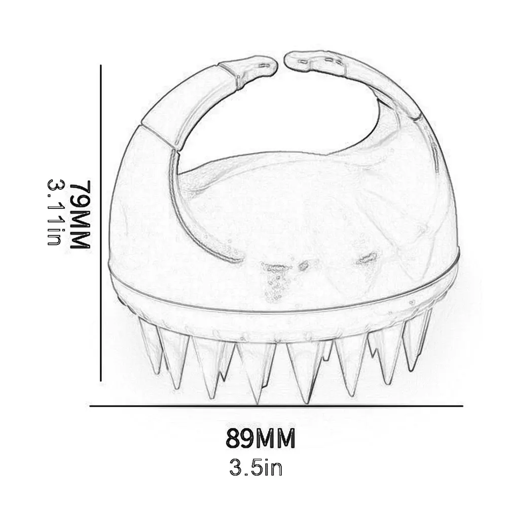 

Shampoo Brush Scalp Massage Brush Shampoo Comb Adult Shampoo Massager Head Massage Comb Beauty Tools