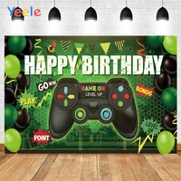 yeele happy birthday baby shower game console cool boy background photography baby photo studio for decoration customized size