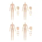 Кукла шарнирная 16, 22 сустава, женские обнаженные куклы сделай сам, мягкий АБС-пластик, игрушки сделай сам для одевания, подарок для детей