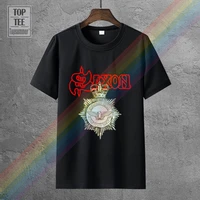 saxon strong arm of the law t shirt s m l xl brand new official t shirt