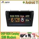 CARPLAY 6G + 128G 9 ''Android 11 автомобиль для Mazda 3 BK Mazda3 2004-2013 Авторадио GPS навигационная камера