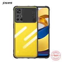rzants for xiaomi poco m4 pro 5g case lens protection slim crystal clear cover soft casing