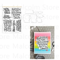 english words metal cutting dies and stamps for scrapbooking dies cut handmade stencil craft model 2021 christmas new arrival