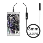 8 мм HD мобильный телефон Endoscope USB Android Industrial pipe Endoscope 3,5 m трубопроводная камера Endoscop L1