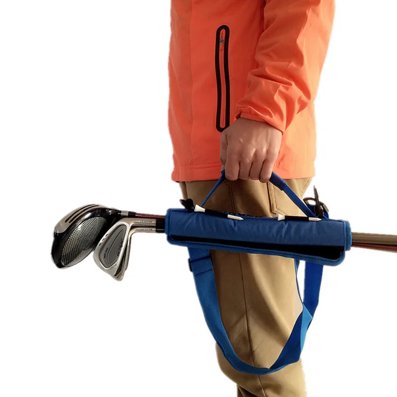 Сумка переноска для гольф клуба мужчин и женщин вождения цвета: черный синий