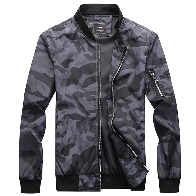 

M-7XL 2019 New Autumn Men's Camouflage Jackets Male Coats Camo Bomber Jacket Mens Brand Clothing Outwear Plus Size M-7XL Q6304