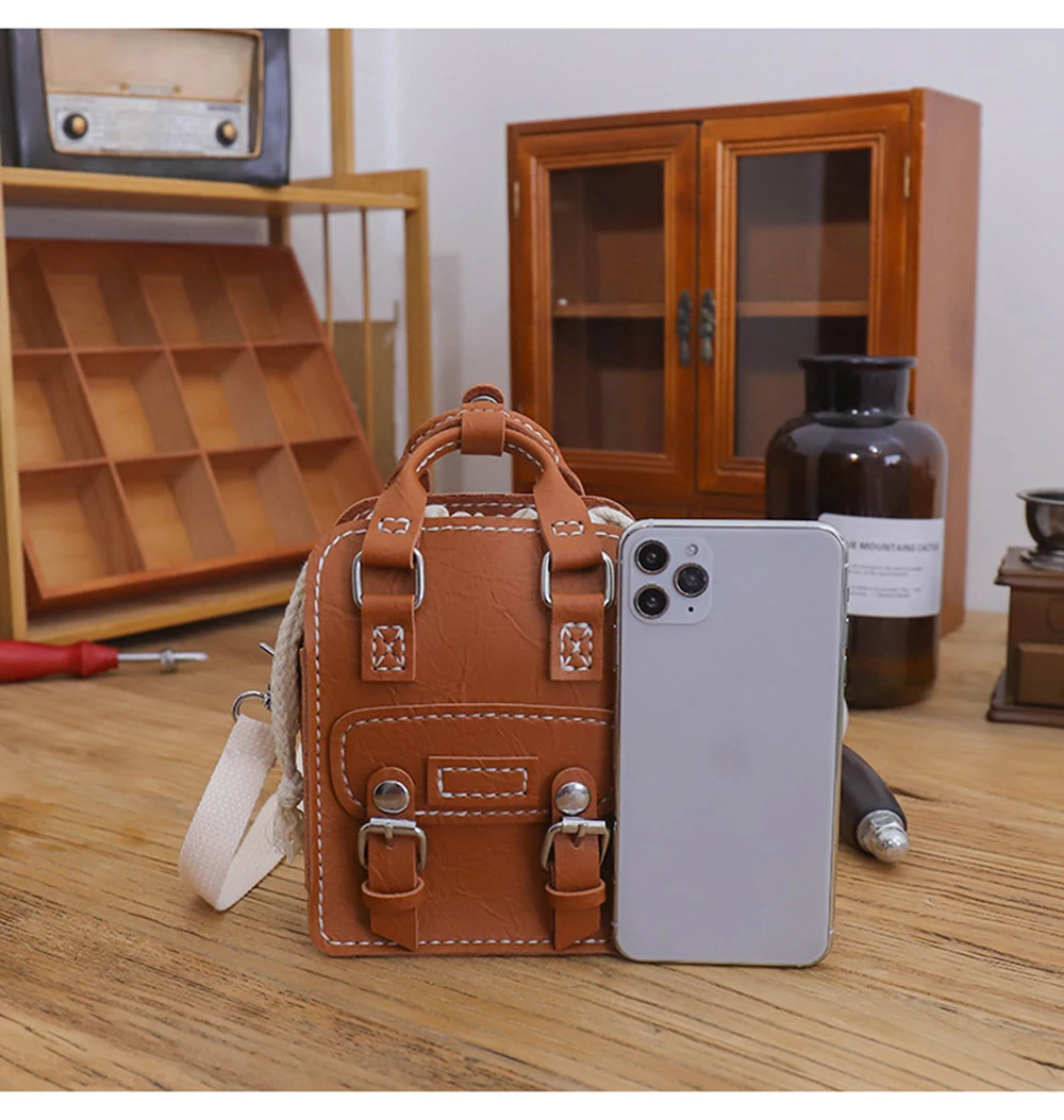 High Quality Handmade Handbag Shoulder Strap Leather Bag Bottoms Vintage PU Bag With Hardware Accessories DIY Messenger Bag Set