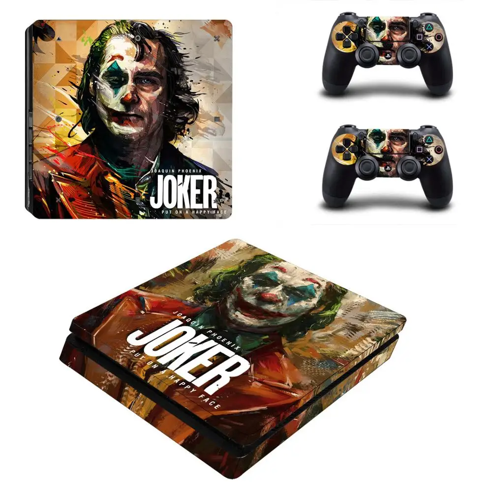 YSP4S-3997 DC Джокер PS4 Slim sticker s Play station 4 наклейки для кожи наклейки для playstation 4 PS4 Slim консоль и контроллер Скины Виниловые - Цвет: YSP4S-3997