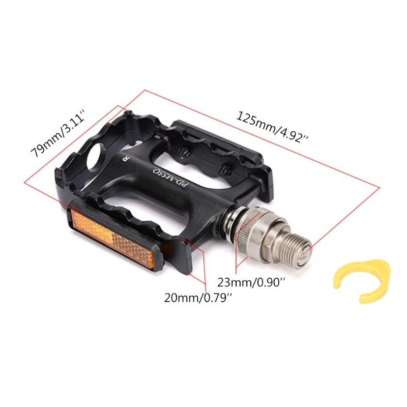 

Quick Release Bicycle Pedals Ultralight Aluminum Alloy MTB Mountain Bike Bearing Pedals Safety Reflective Pedal