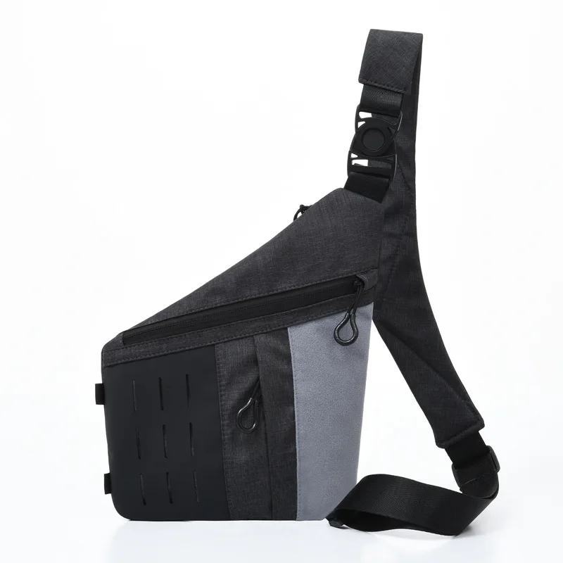 

Men Chest Bags Fashion New Panelled Oxford Messenger Anti-Theft Waistbag Packaging Belt Bags for Business Bolsas Para Hombre