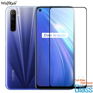 2Pcs Screen Protector For OPPO Realme 6 Tempered Glass HD Full Glue
Cover Protective Phone Film For OPPO Realme 6 Glass 6.5