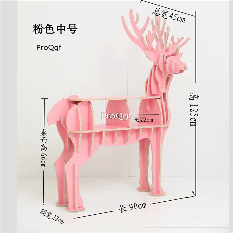 Prodgf 1 Set 125cm height deer shape Art Bookshelf | Обустройство дома