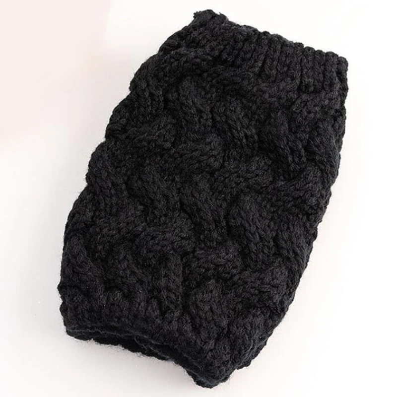 

Women Casual Foot Warmer Knit Pretend Short Autumn Winter Solid Color Warm Leg Warmers Ladies Knitted Crochet Knee Supplies