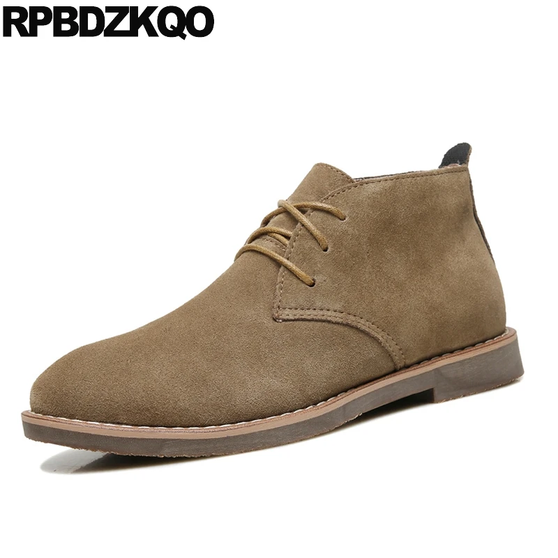 Осенние защитные осенние мужские ботинки в британском стиле винтажные удобные