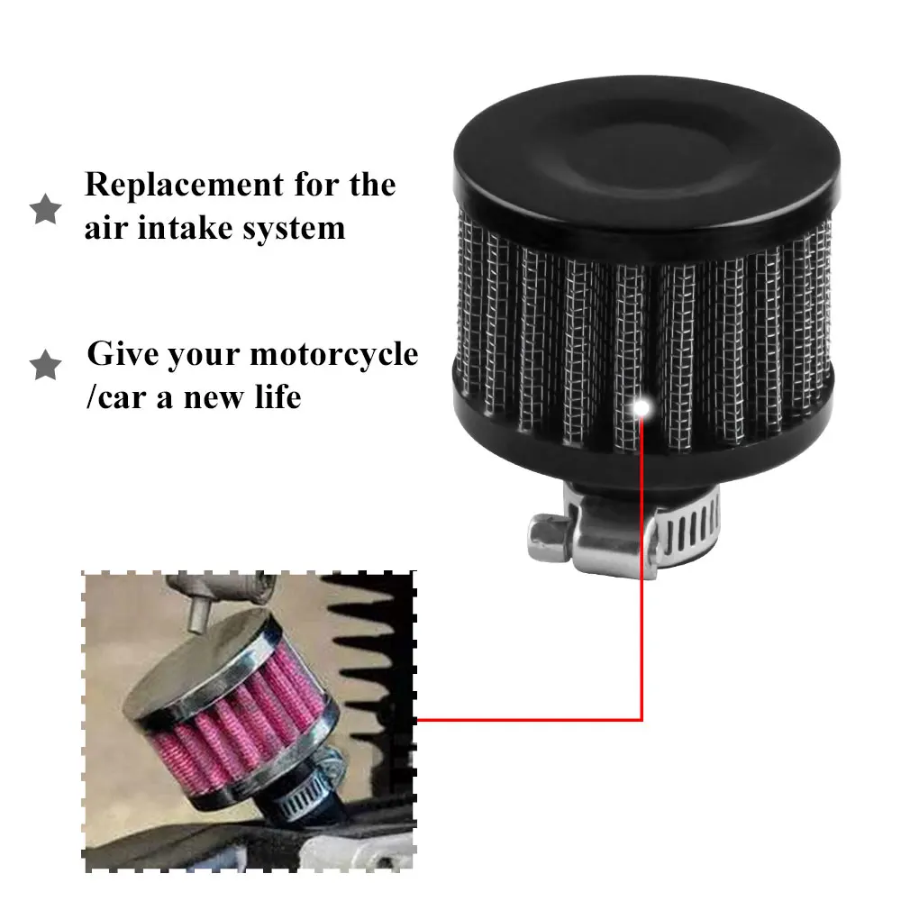 Воздушный фильтр 12 мм 25 впускные фильтры турбо вентиляционная Крышка картера