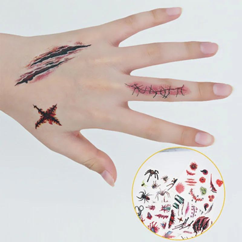 

5 шт., наклейки-тату на Хэллоуин