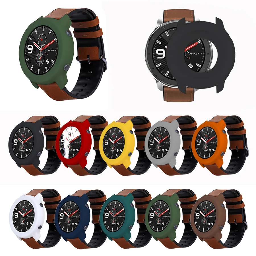 

Silicone Protective Case for Huami AMAZFIT GTR 47mm Full Case Cover Shell Wearable Accessories