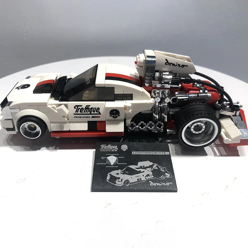 Конструктор скоростные чемпионы гоночный автомобиль MOC модифицированный