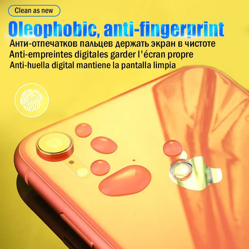 4 1 шт задняя защитная Гидрогелевая пленка для IPhone 11 Pro 8 7 6 6s Plus Xr X Xs Max 100D полная не