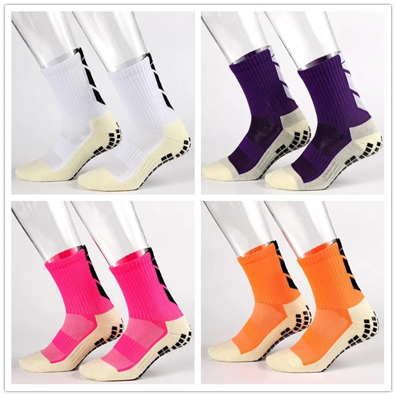 

Men Women Sports Sock Football Basketball Anti Slip Socks 7 Colors New Anti Slip Soccer Running Absorb Sweat Socks