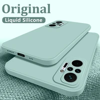 luxury square silicone phone case for xiaomi redmi note 10s 10 9s 9t pro max mi 11 10t lite poco f3 x3nfc candy color soft cover