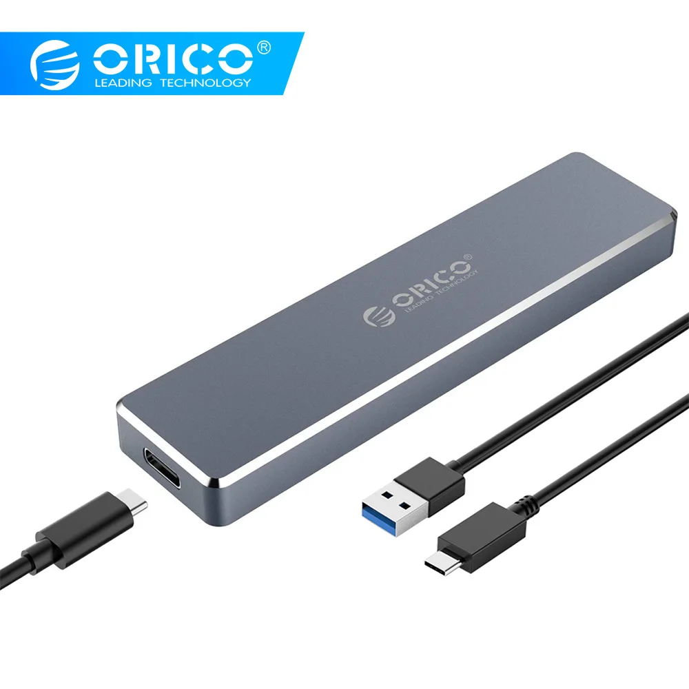ORICO M.2 SSD корпус USB3.1 Gen2 type-C высокая скорость 10 Гбит/с для NVME PCIE NGFF SATA M/B Ключ SSD диск Алюминиевый жесткий диск коробка
