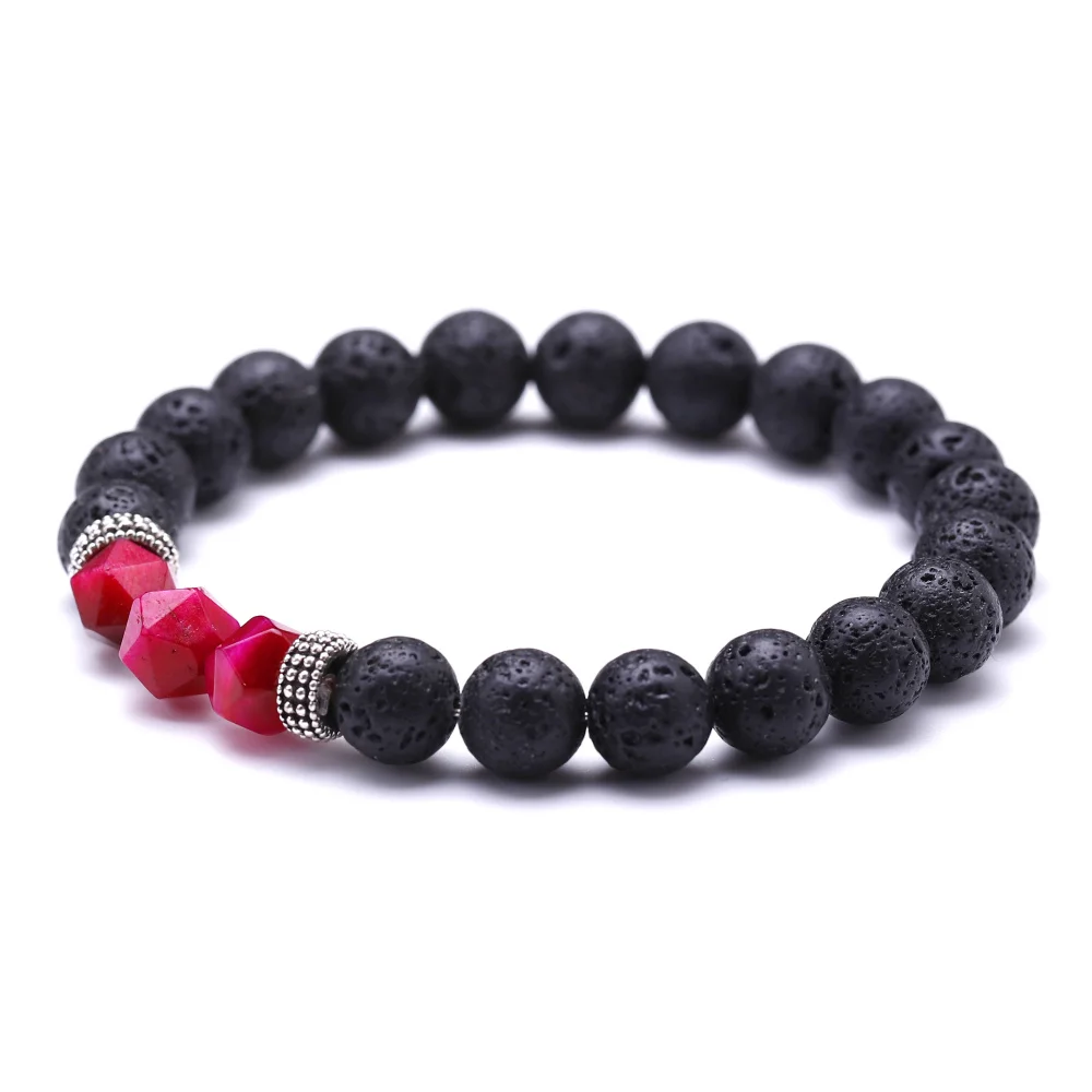 Многоцветный желтый красный синий серый зеленый фиолетовый граненый тигровый