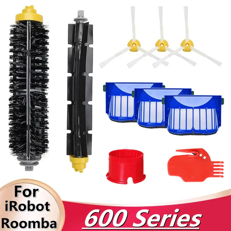 

Replacement filter Accessories Kit for iRobot Roomba Vacuum Cleaner 600 Series 690 680 660 651 650 630 620 & 500 Series