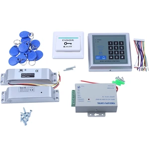 RFID Keypad Door Access Control System Kit Electric Magnetic Electronic
Door Lock Power Supply 5Pcs Key Fobs Full Set Door Secur