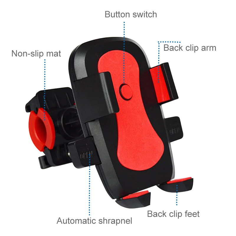 Велосипедный спорт Универсальный силиконовый автомобиль мобильный телефон