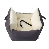 dog car seat pet booster pet dog carrier front back protection with safety belt travel dog bed with carrier