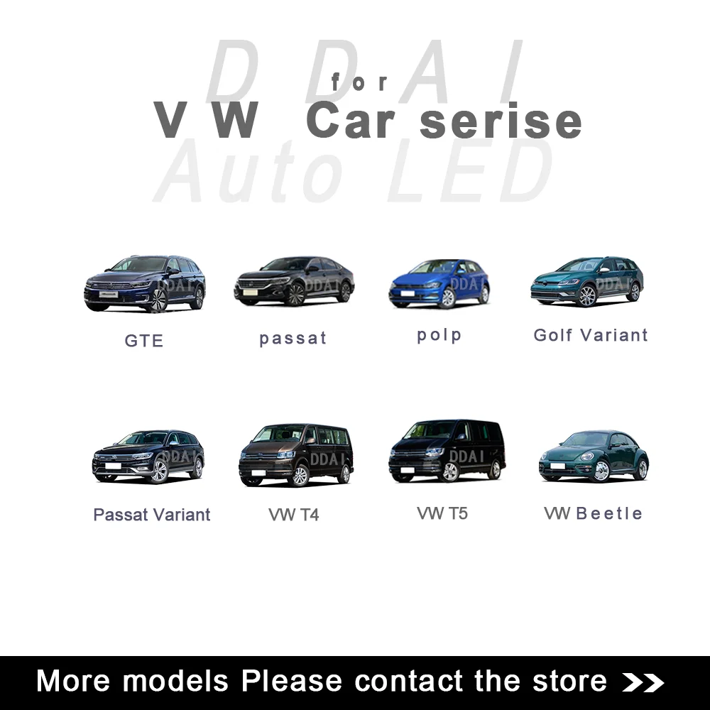 DDAI zes Светодиодная лампа H7 Для vw JETTA BORA аксессуары для гольфа автомобилей H4 H1 H3 H11 H8 H9 bonbillas 9005 HB3 9006 HB4 turbo
