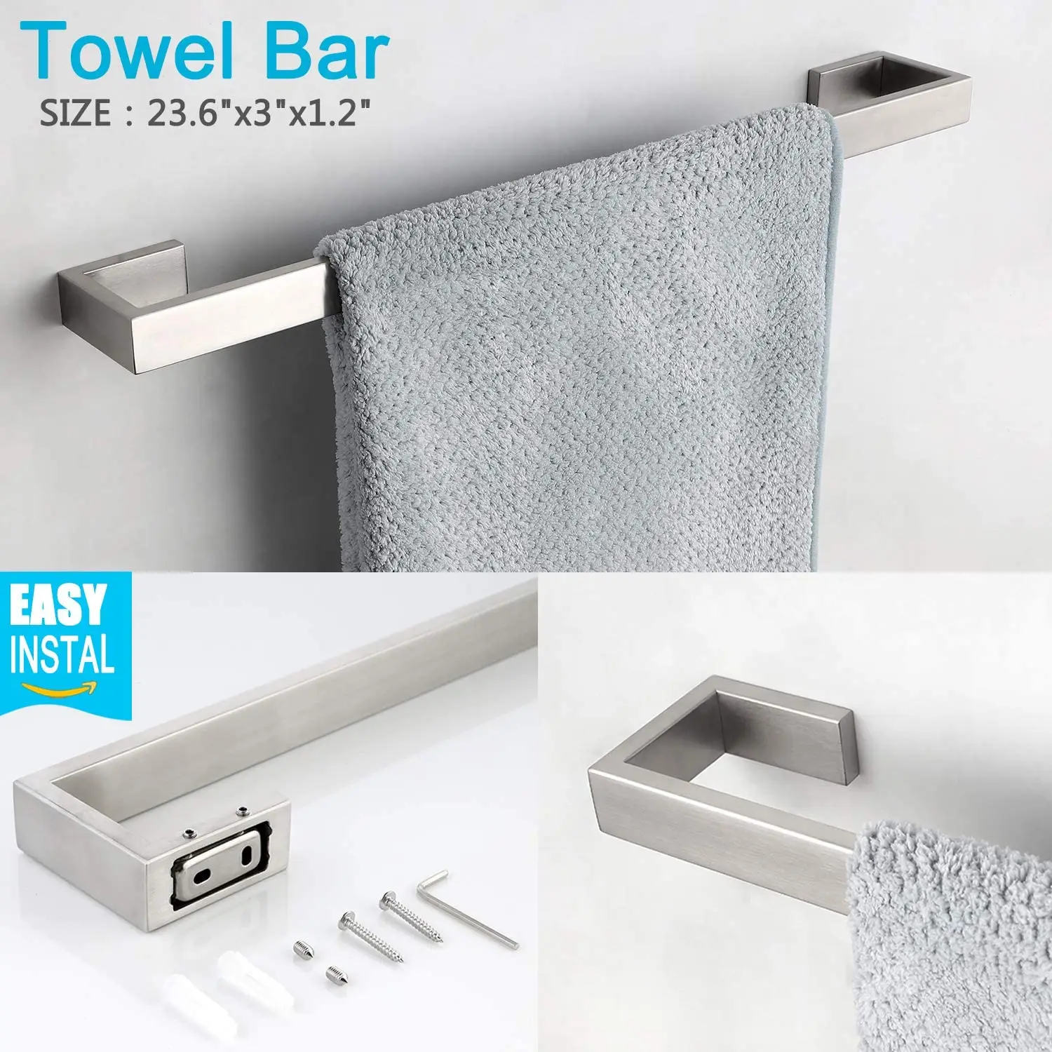 Набор современных аксессуаров для ванной комнаты набор из 4 предметов настенный