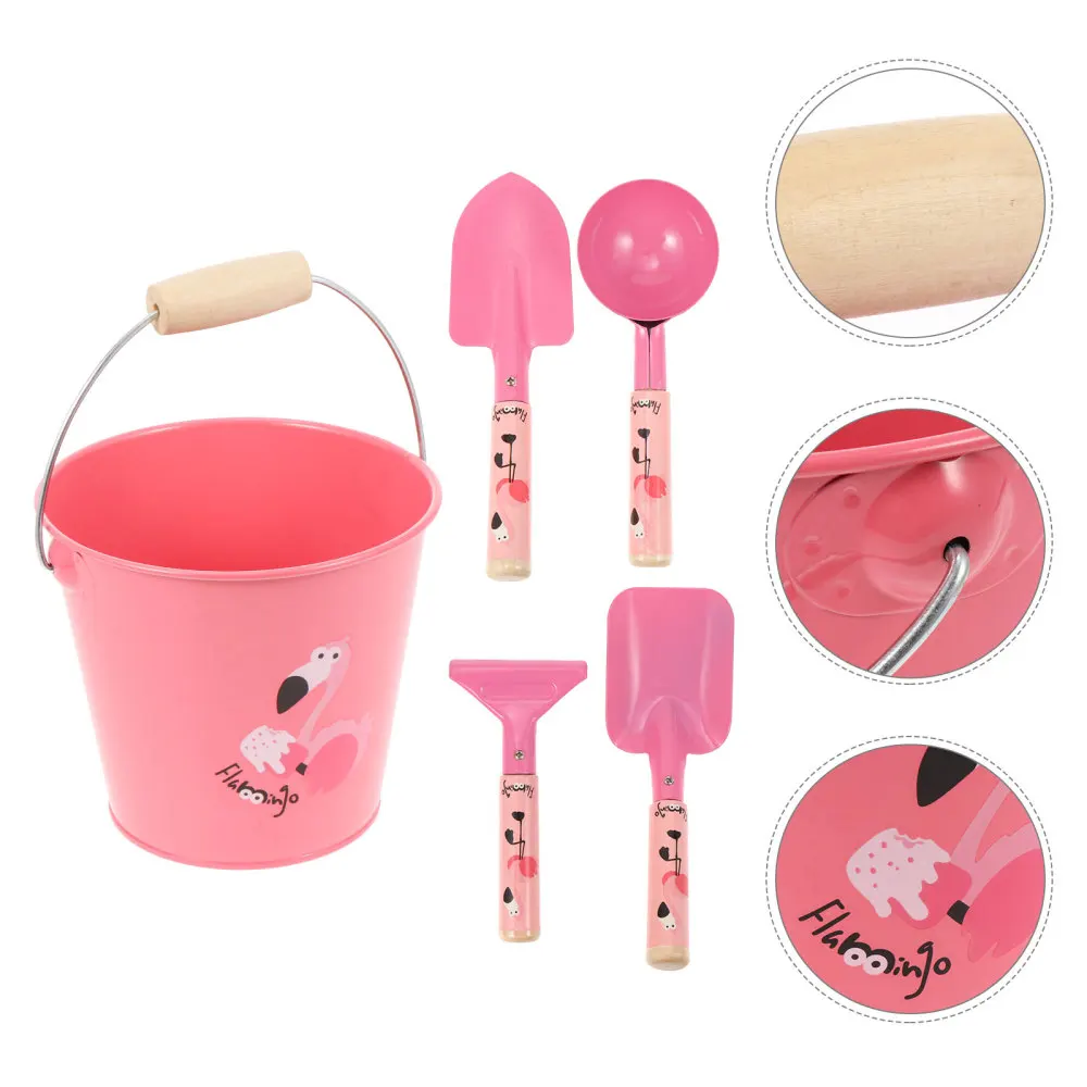 

1 Set Durable Beach Portable Sand Toys Bucket Premium Kids Garden
