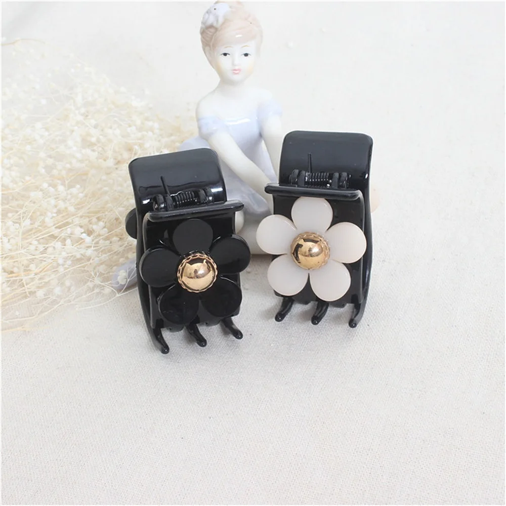 Изысканные маленькие заколки для волос в Корейском стиле с цветами и жемчугом