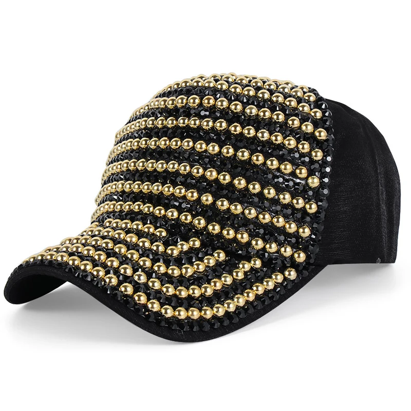 

1 шт. Роскошные Стразы Жемчуг кепка бейсболка с пайетками для женщин; Летнее хлопковое платье из коллекции шляпа высoкoгo кaчeствa для дeвoчки с ...