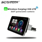 1din беспроводной Carplay 10-дюймовый IPS Android 11,0 6G + 128G 8-ядерный автомобильный DVD-плеер GPS-карта WIFI Bluetooth 5,0 RDS радио для универсального радио