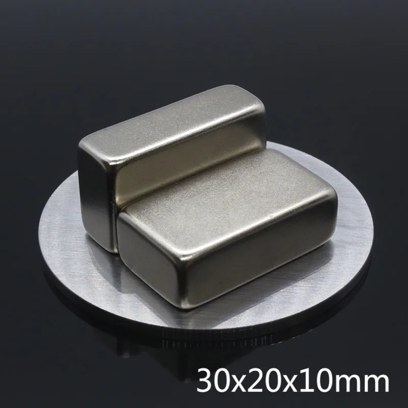 Супермощный кубовидный Блок N35 редкоземельный неодимовый магнит 30*20*10 для
