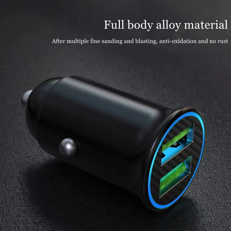 60w car charger usb type c dual ports pd qc fast charging car cigarette lighter for iphone xiaomi samsung type c mobile phone free global shipping