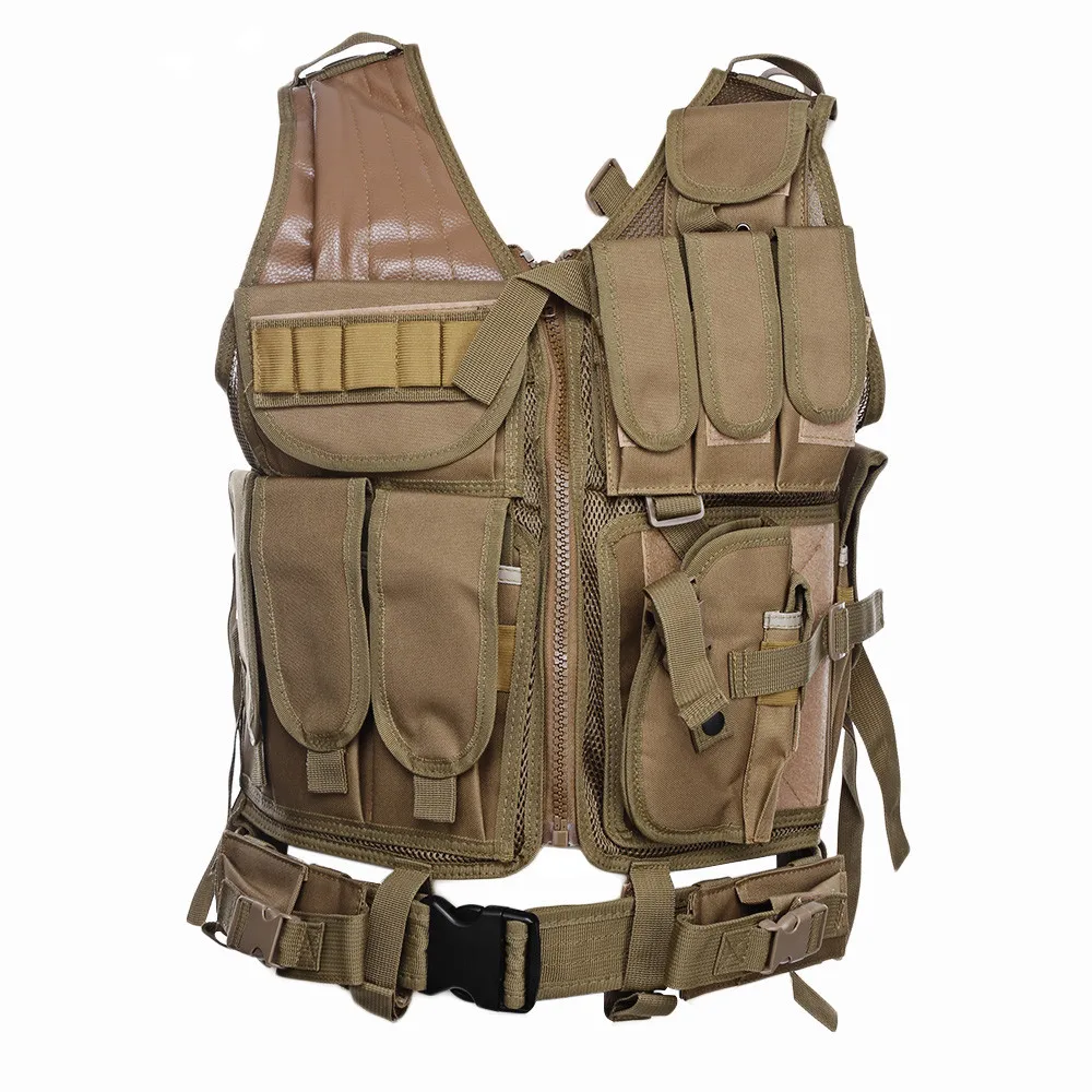 1 Outlife мужской военный тактический жилет Пейнтбольный камуфляж Molle охотничий